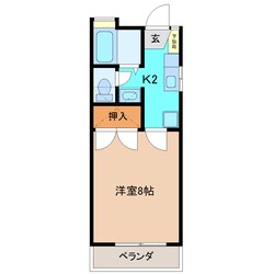 古川駅 徒歩40分 1階の物件間取画像